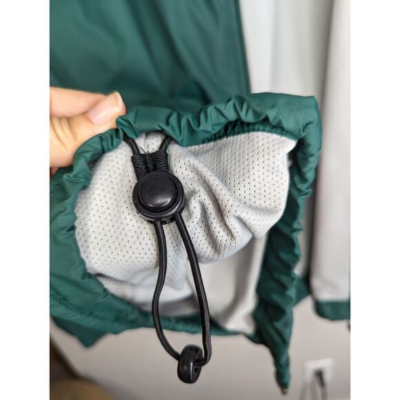 Vintage Adidas Y2K Track Jacket Sz XL Green White Stripes Blokecore - Picture 8 of 13